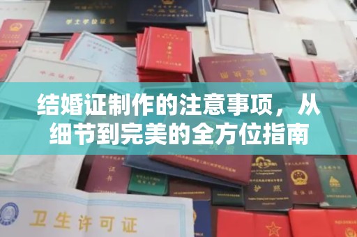 古蔺结婚证制作的注意事项，从细节到完美的全方位指南